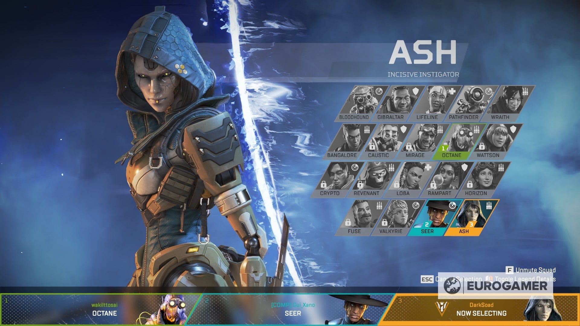 Apex Legends Ash abilities explained and launch skins list